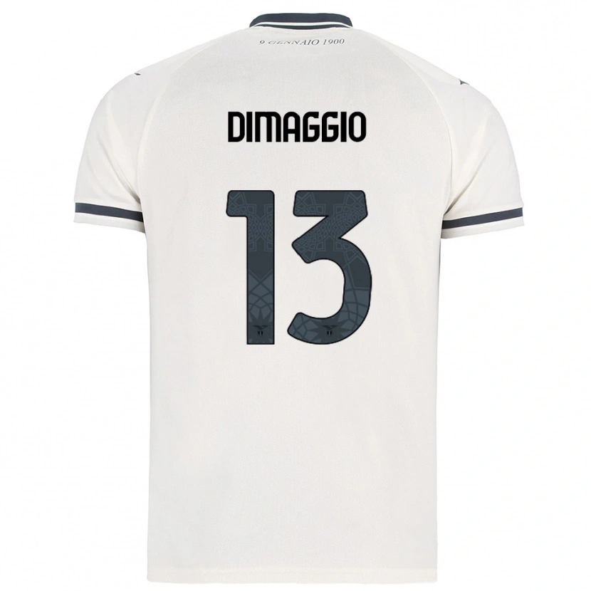 Danxen Mujer Camiseta Cosimo Dimaggio #13 Blanco Marino 2ª Equipación 2025/26 La Camisa