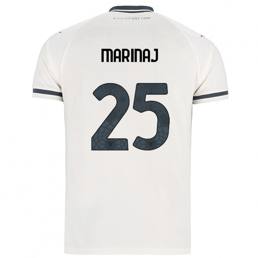 Danxen Mujer Camiseta Kledi Marinaj #25 Blanco Marino 2ª Equipación 2025/26 La Camisa