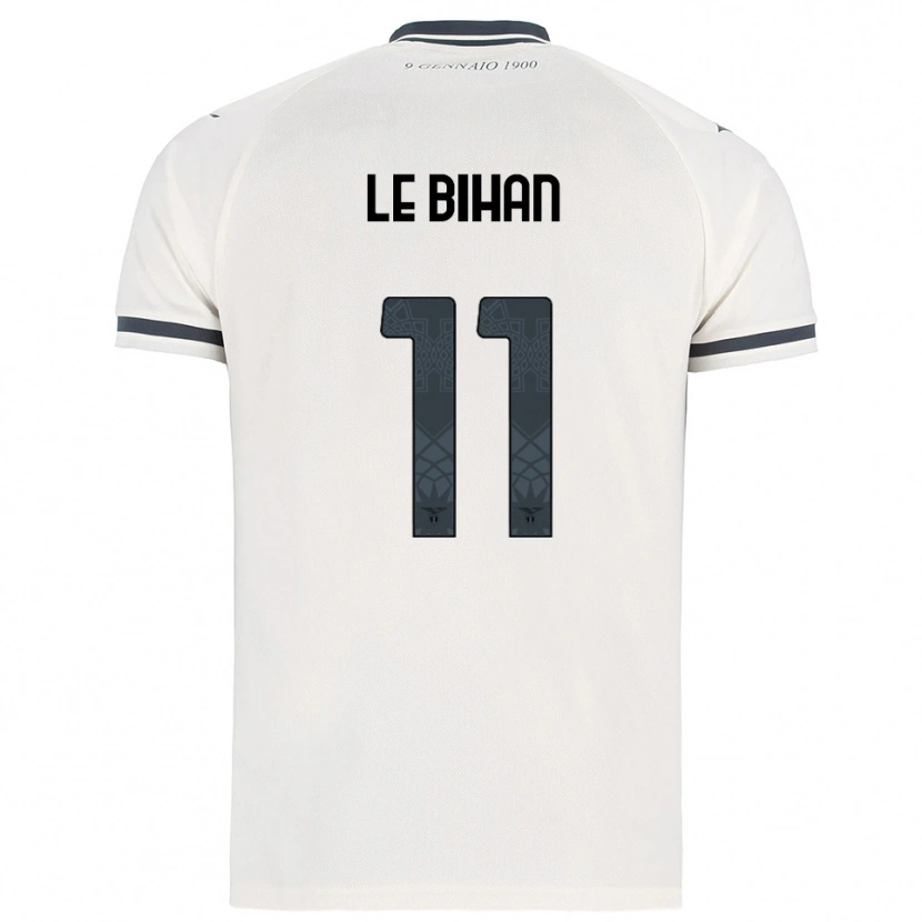 Danxen Mujer Camiseta Clarisse Agathe Le Bihan #11 Blanco Marino 2ª Equipación 2025/26 La Camisa