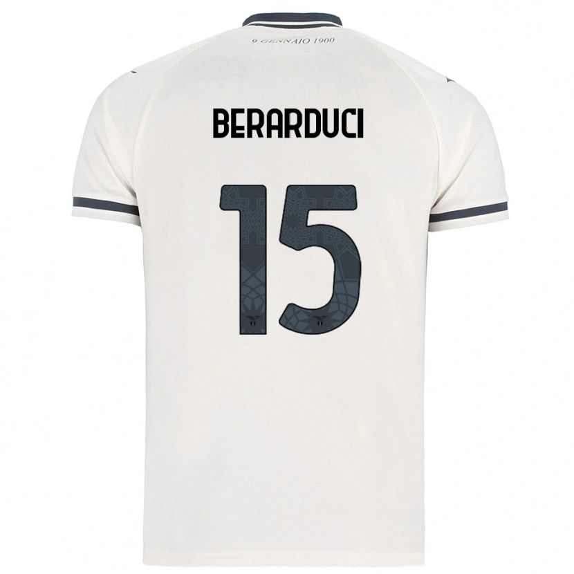Danxen Mujer Camiseta Martina Berarduci #15 Blanco Marino 2ª Equipación 2025/26 La Camisa