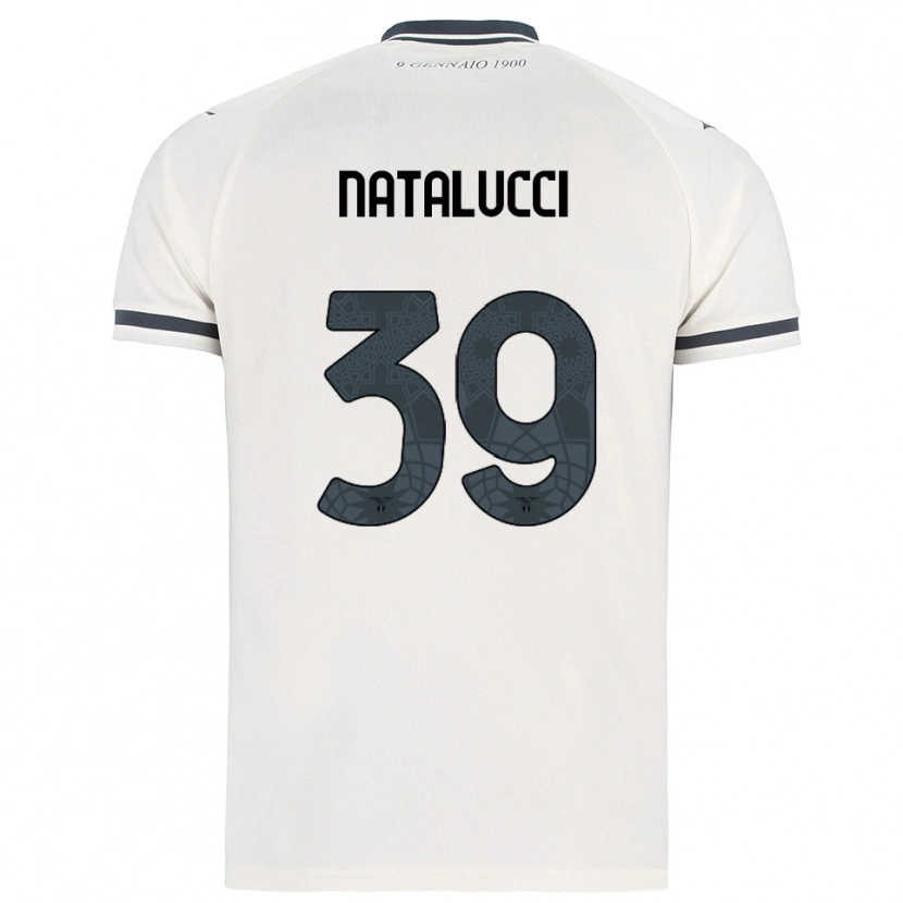 Danxen Mujer Camiseta Serena Natalucci #39 Blanco Marino 2ª Equipación 2025/26 La Camisa