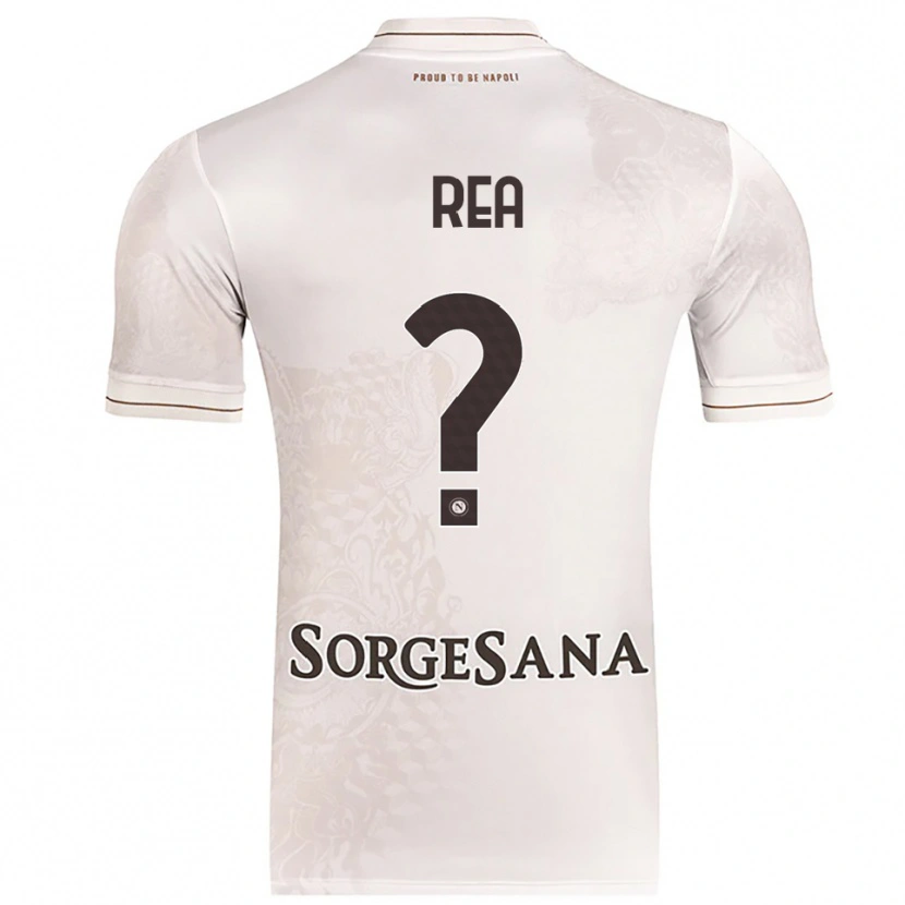 Danxen Mujer Camiseta Roberto Rea #0 Champán Marrón 2ª Equipación 2025/26 La Camisa