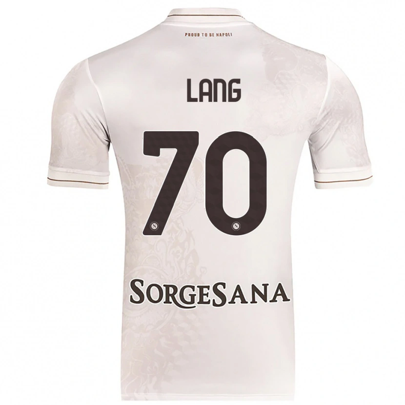 Danxen Mujer Camiseta Noa Lang #70 Champán Marrón 2ª Equipación 2025/26 La Camisa