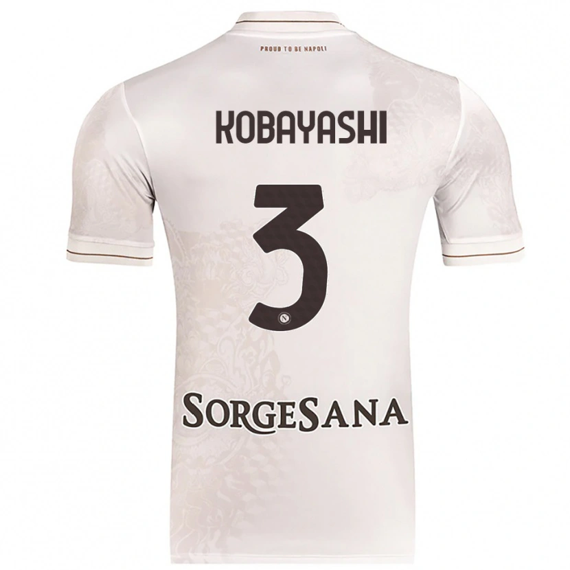 Danxen Mujer Camiseta Miharu Kobayashi #3 Champán Marrón 2ª Equipación 2025/26 La Camisa