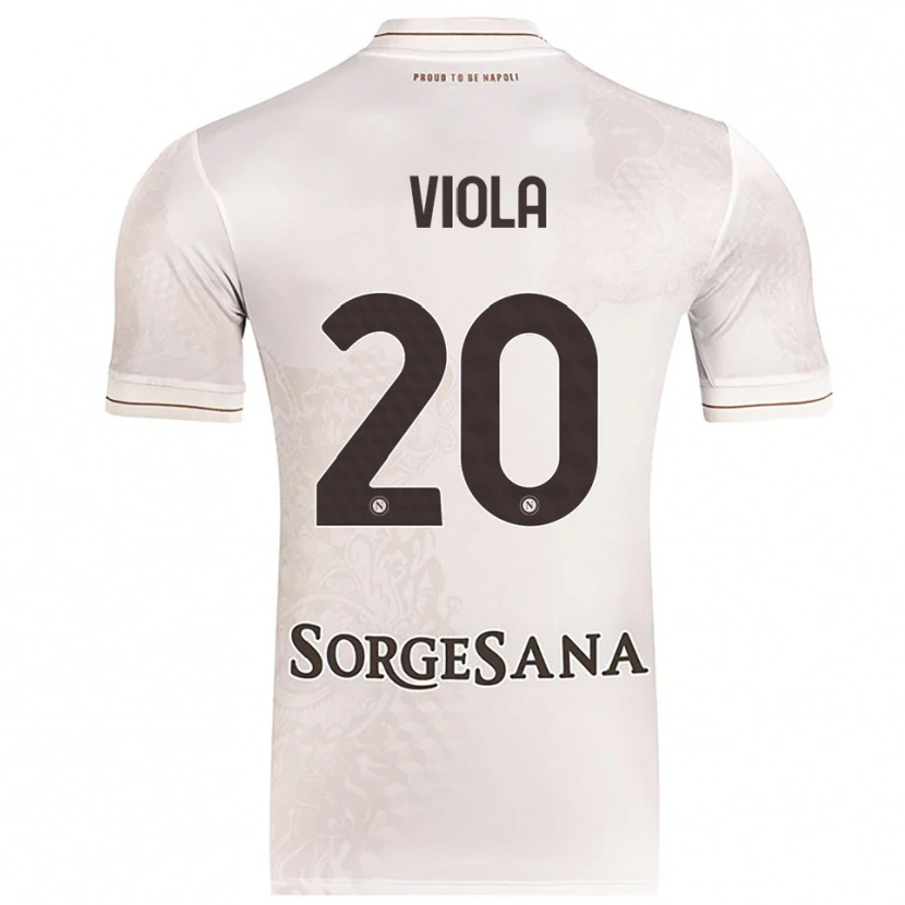 Danxen Mujer Camiseta Nicola Viola #20 Champán Marrón 2ª Equipación 2025/26 La Camisa