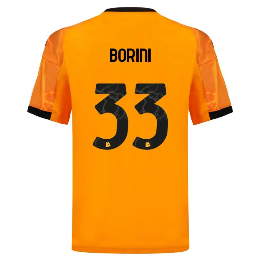 Danxen Mujer Camiseta Joyce Borini #33 Naranja Negro 2ª Equipación 2025/26 La Camisa