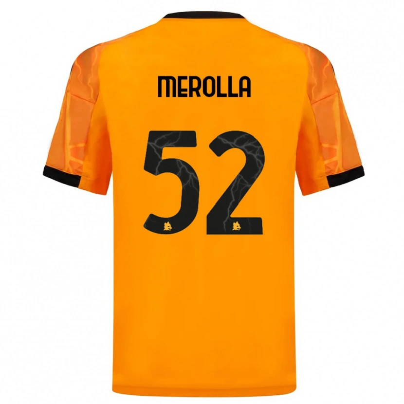 Danxen Mujer Camiseta Liliana Merolla #52 Naranja Negro 2ª Equipación 2025/26 La Camisa