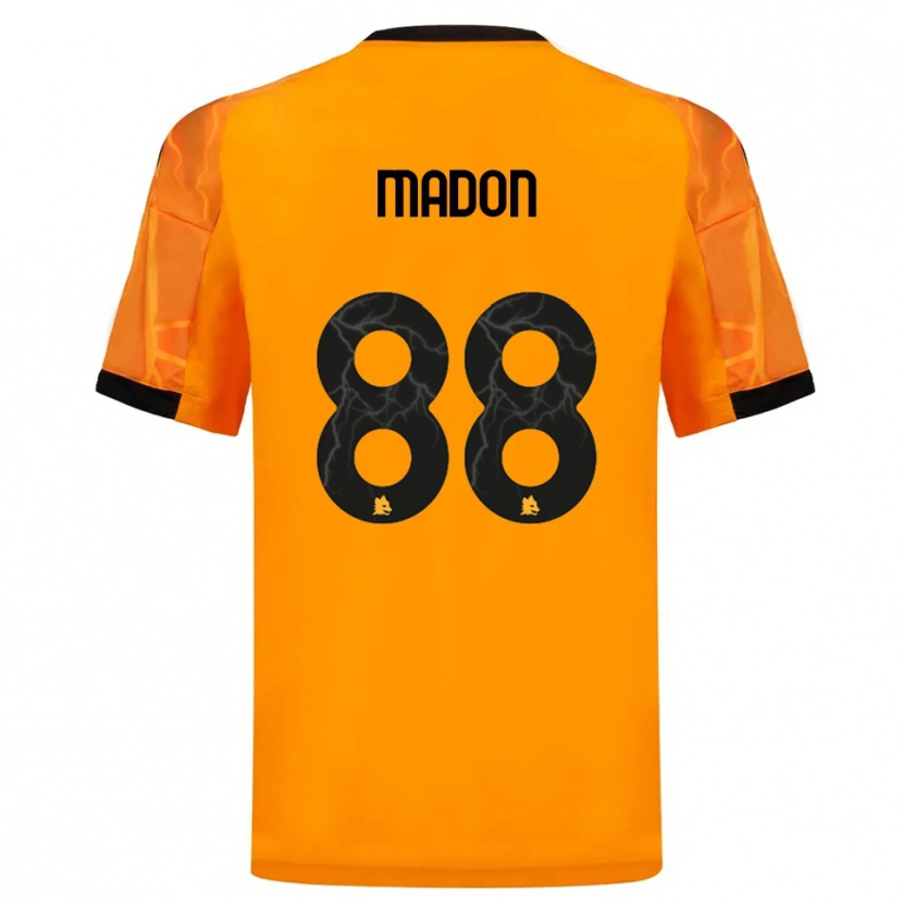Danxen Mujer Camiseta Maja Madon #88 Naranja Negro 2ª Equipación 2025/26 La Camisa