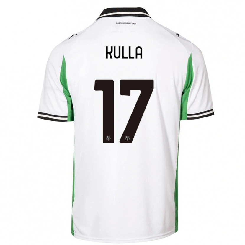 Danxen Mujer Camiseta Gabriel Kulla #17 Blanco Verde Negro 2ª Equipación 2025/26 La Camisa