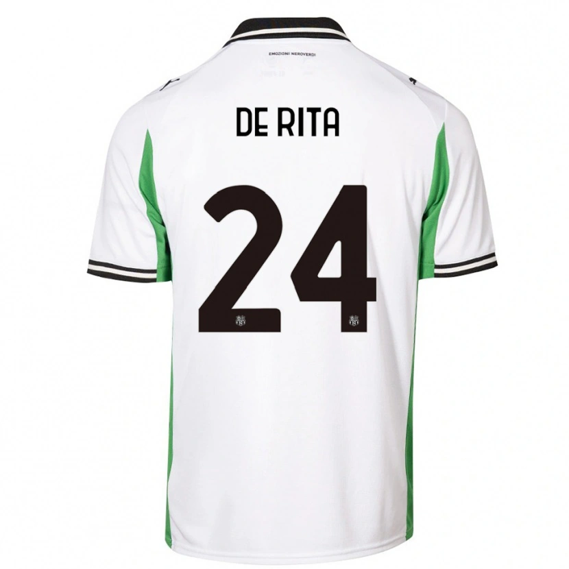 Danxen Mujer Camiseta Aurora De Rita #24 Blanco Verde Negro 2ª Equipación 2025/26 La Camisa