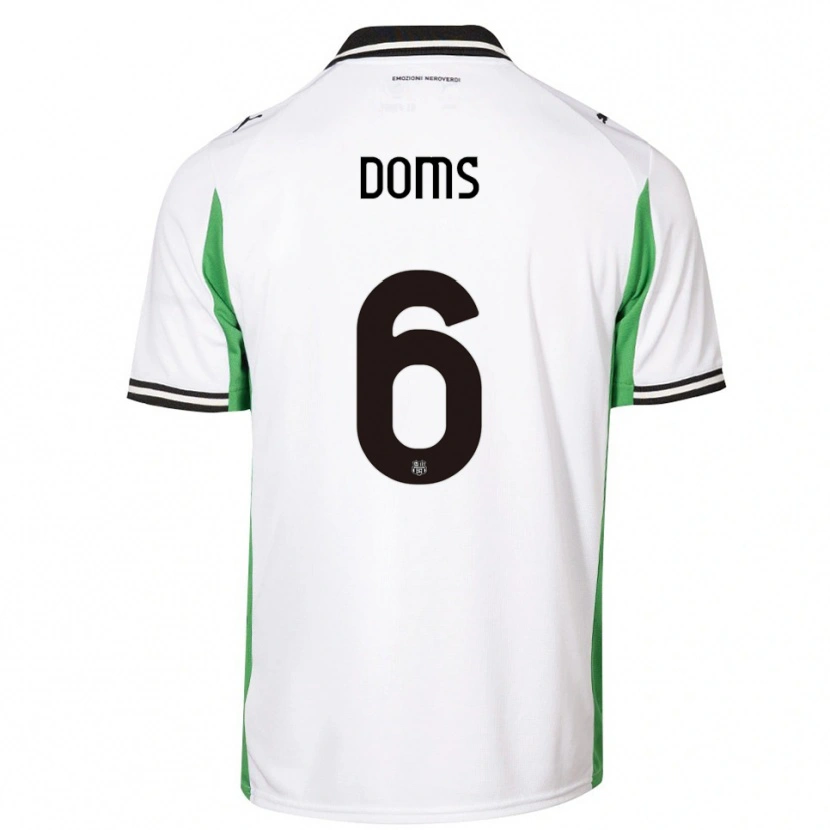 Danxen Mujer Camiseta Maya Doms #6 Blanco Verde Negro 2ª Equipación 2025/26 La Camisa