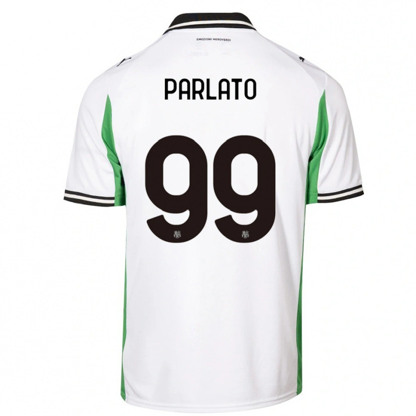 Danxen Mujer Camiseta Claudio Parlato #99 Blanco Verde Negro 2ª Equipación 2025/26 La Camisa