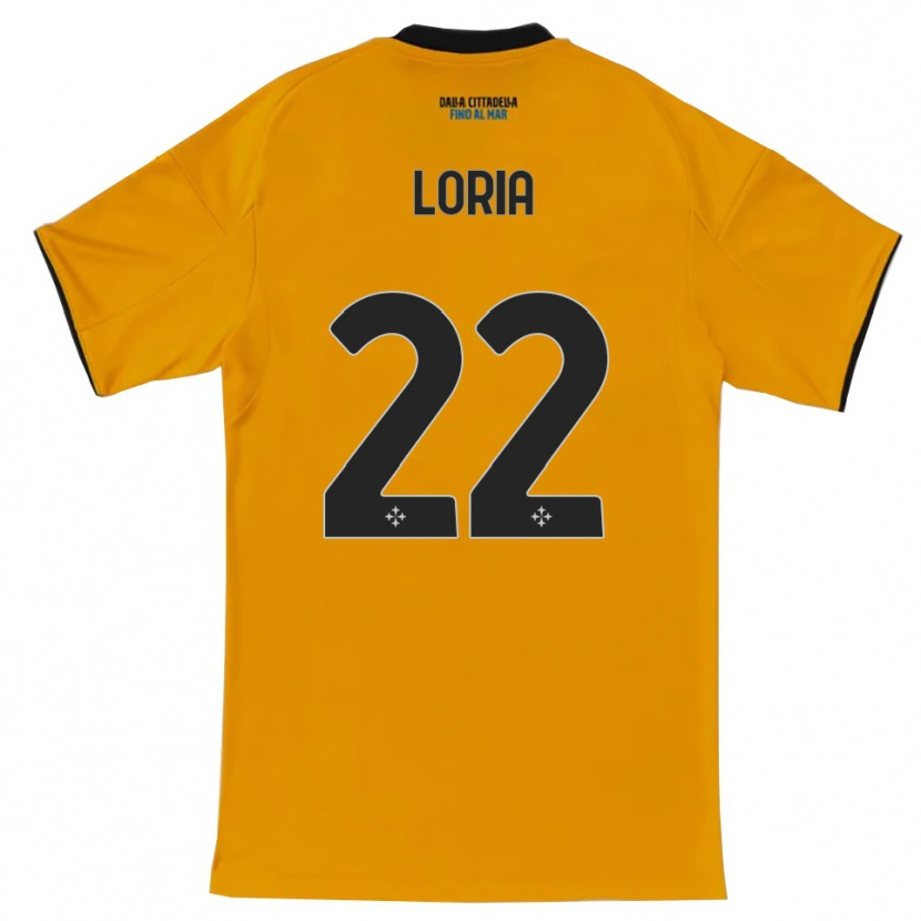 Danxen Mujer Camiseta Leonardo Loria #22 Naranja Azul 2ª Equipación 2025/26 La Camisa