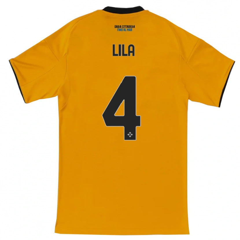 Danxen Mujer Camiseta Fabjan Lila #4 Naranja Azul 2ª Equipación 2025/26 La Camisa