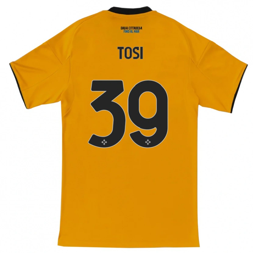 Danxen Mujer Camiseta Lorenzo Tosi #39 Naranja Azul 2ª Equipación 2025/26 La Camisa