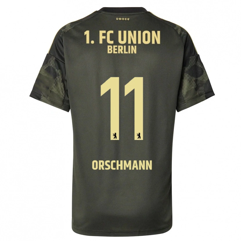 Danxen Mujer Camiseta Dina Orschmann #11 Verde Oscuro Negro 2ª Equipación 2025/26 La Camisa