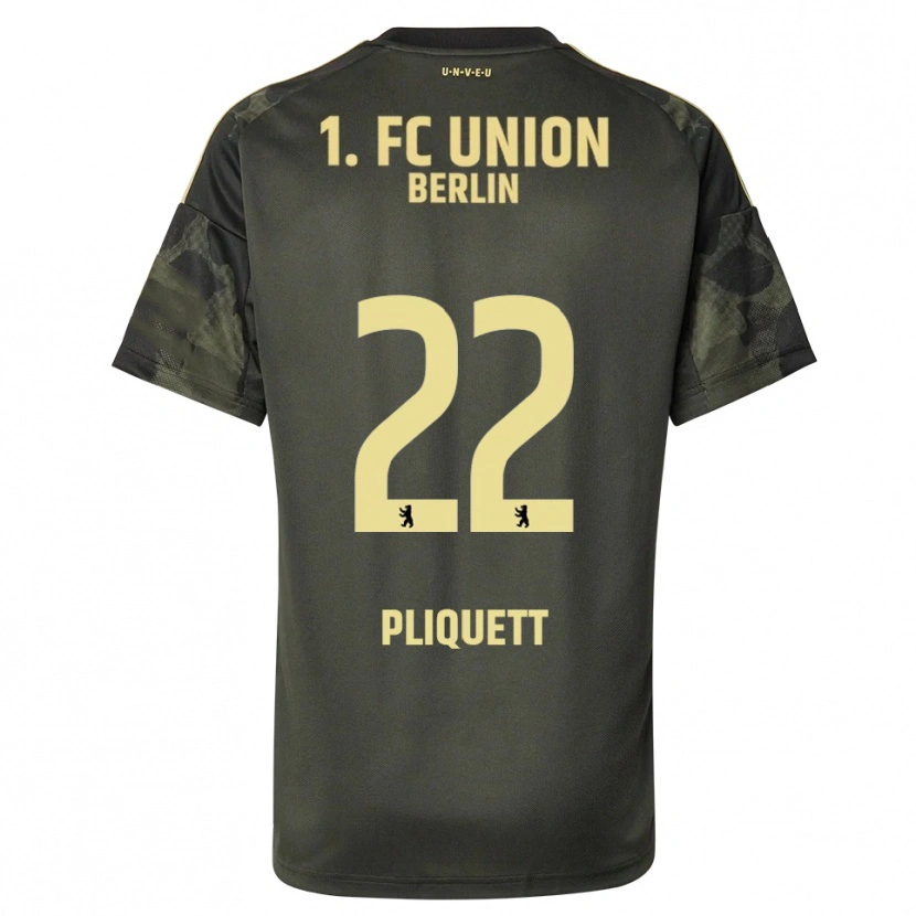 Danxen Mujer Camiseta Bruno Pliquett #22 Verde Oscuro Negro 2ª Equipación 2025/26 La Camisa