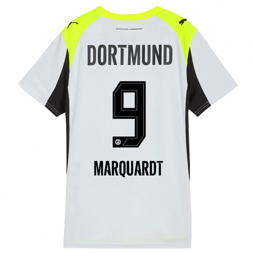 Danxen Mujer Camiseta Dana Marquardt #9 Amarillo Fluorescente 2ª Equipación 2025/26 La Camisa
