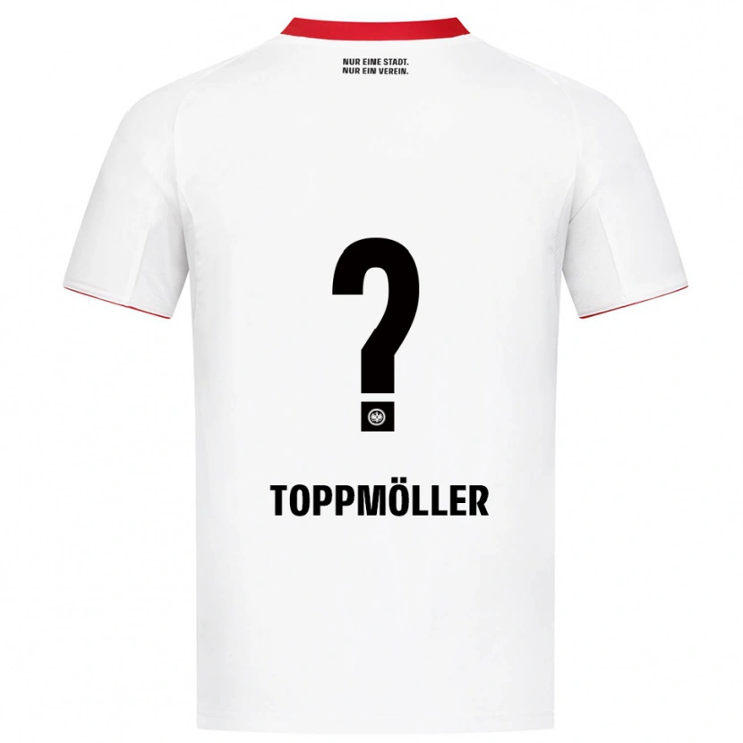 Danxen Mujer Camiseta Lionel Toppmöller #0 Blanco Rojo 2ª Equipación 2025/26 La Camisa