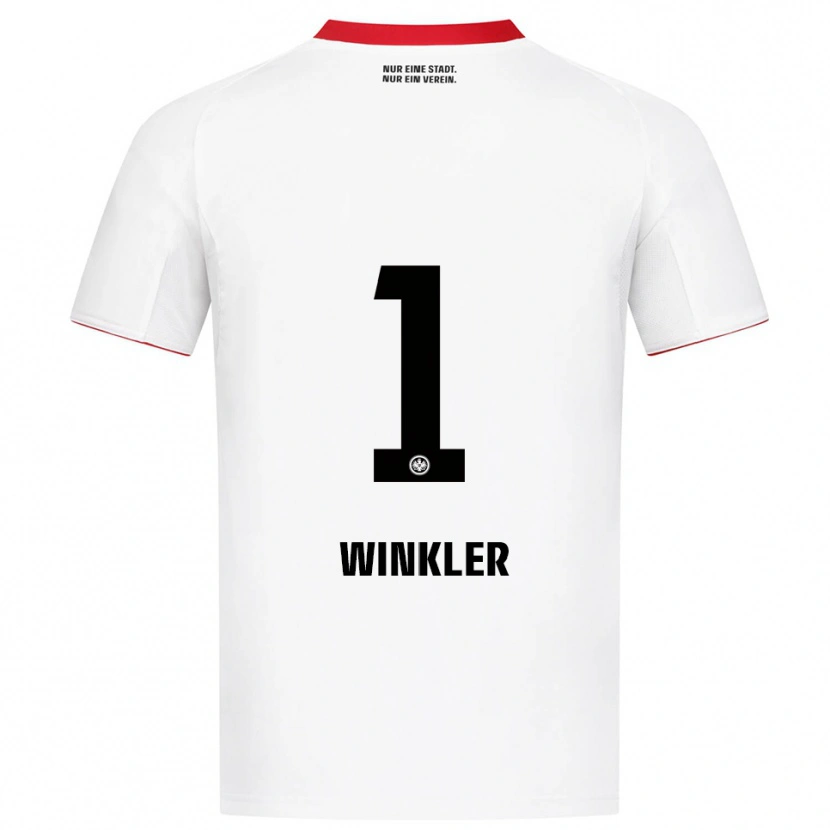 Danxen Mujer Camiseta Sophia Winkler #1 Blanco Rojo 2ª Equipación 2025/26 La Camisa