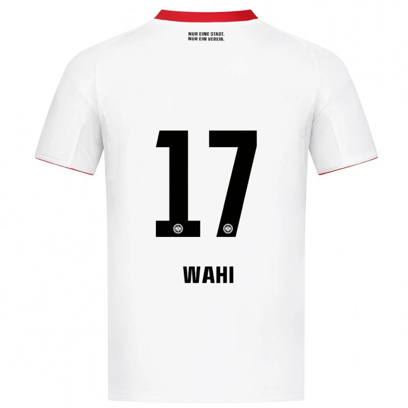Danxen Mujer Camiseta Elye Wahi #17 Blanco Rojo 2ª Equipación 2025/26 La Camisa