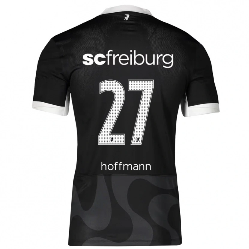 Danxen Mujer Camiseta Giovanna Hoffmann #27 Negro Blanco 2ª Equipación 2025/26 La Camisa
