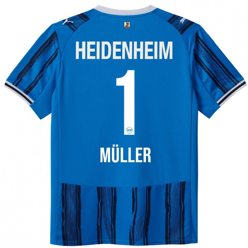 Danxen Mujer Camiseta Kevin Müller #1 Azul Marino 2ª Equipación 2025/26 La Camisa
