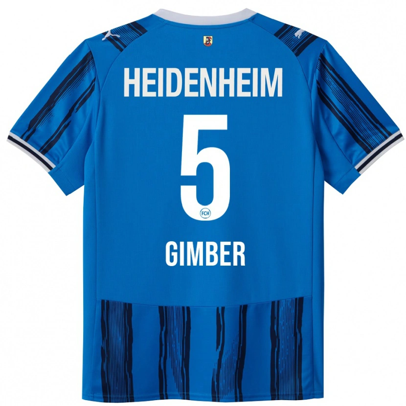 Danxen Mujer Camiseta Benedikt Gimber #5 Azul Marino 2ª Equipación 2025/26 La Camisa