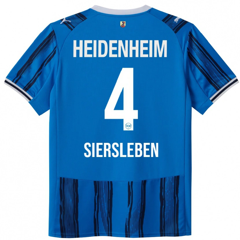 Danxen Mujer Camiseta Tim Siersleben #4 Azul Marino 2ª Equipación 2025/26 La Camisa