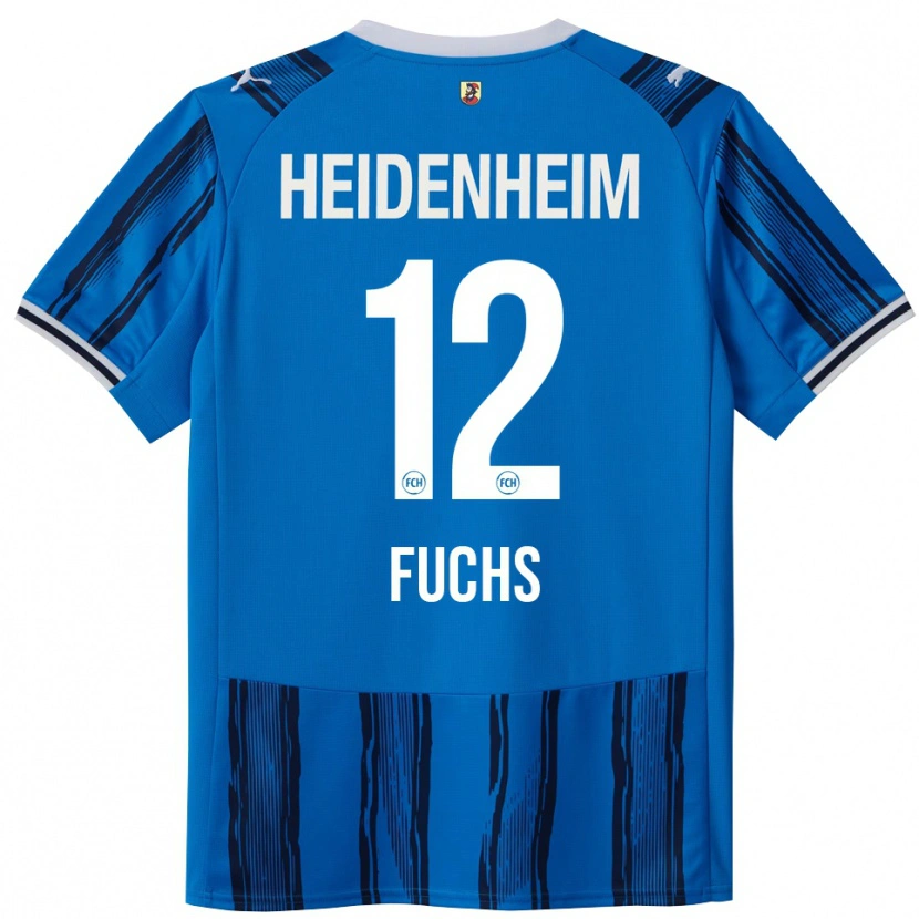 Danxen Mujer Camiseta Celine Fuchs #12 Azul Marino 2ª Equipación 2025/26 La Camisa