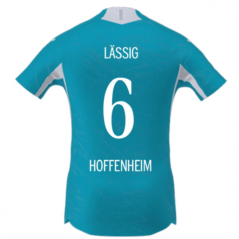 Danxen Mujer Camiseta Valentin Lässig #6 Azul Cielo 2ª Equipación 2025/26 La Camisa