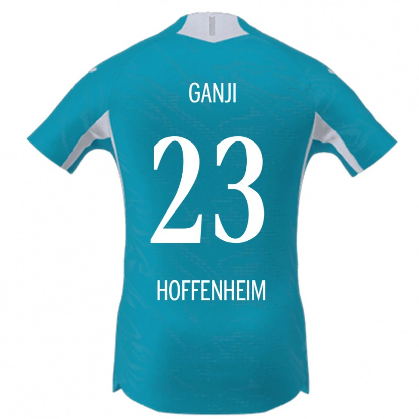 Danxen Mujer Camiseta Leon Ganji #23 Azul Cielo 2ª Equipación 2025/26 La Camisa