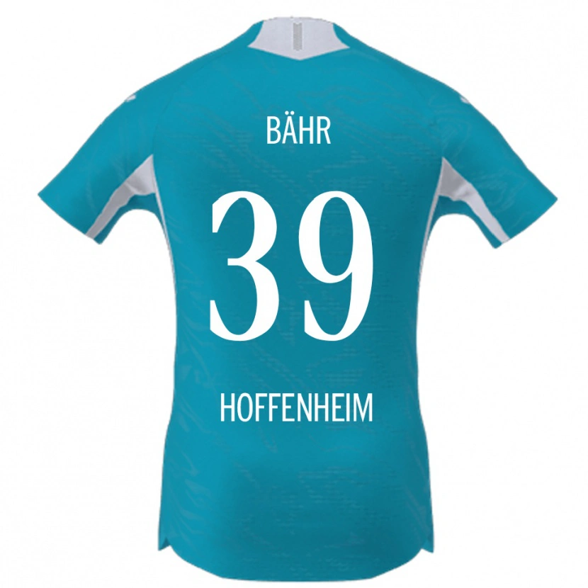 Danxen Mujer Camiseta Florian Bähr #39 Azul Cielo 2ª Equipación 2025/26 La Camisa