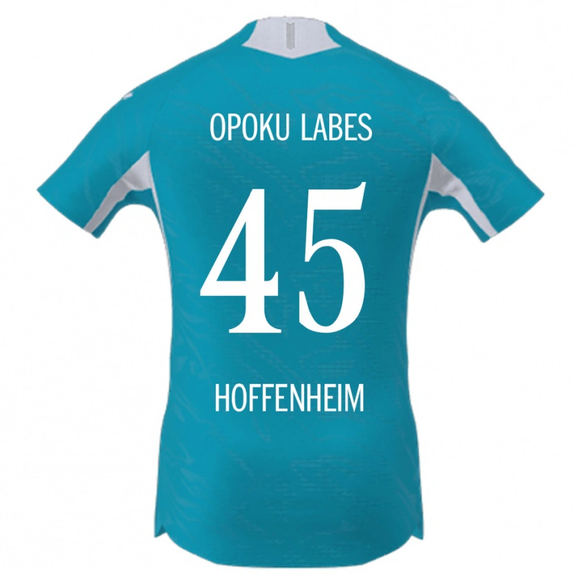 Danxen Mujer Camiseta Ben Opoku Labes #45 Azul Cielo 2ª Equipación 2025/26 La Camisa