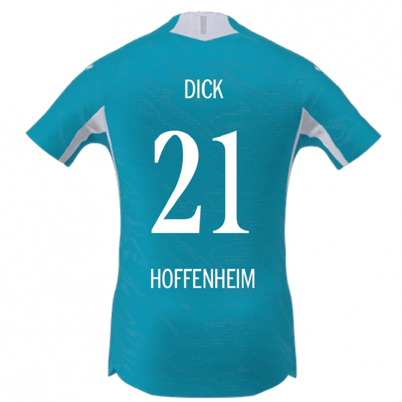 Danxen Mujer Camiseta Laura Dick #21 Azul Cielo 2ª Equipación 2025/26 La Camisa