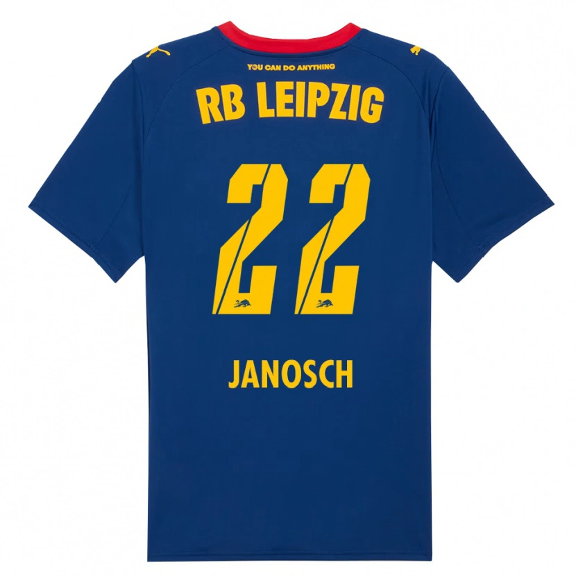 Danxen Mujer Camiseta Luca Janosch #22 Marino Rojo 2ª Equipación 2025/26 La Camisa