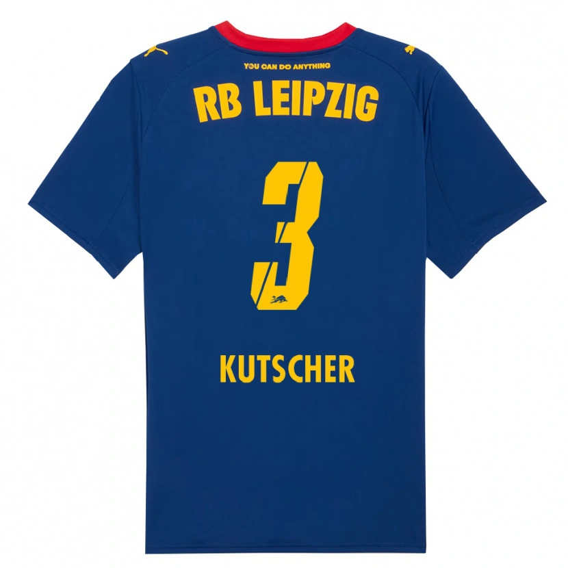 Danxen Mujer Camiseta Matthes Kutscher #3 Marino Rojo 2ª Equipación 2025/26 La Camisa