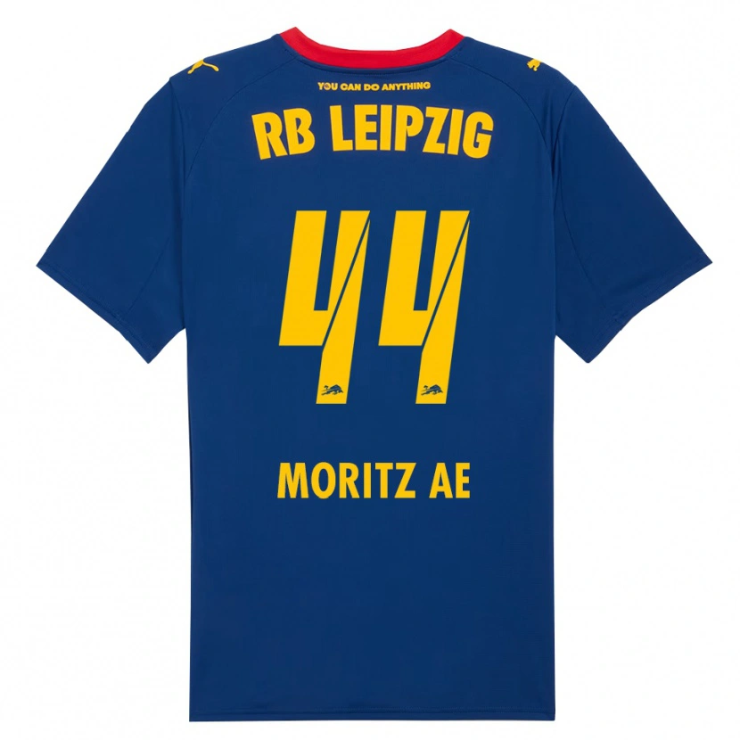 Danxen Mujer Camiseta Moritz Aé #44 Marino Rojo 2ª Equipación 2025/26 La Camisa