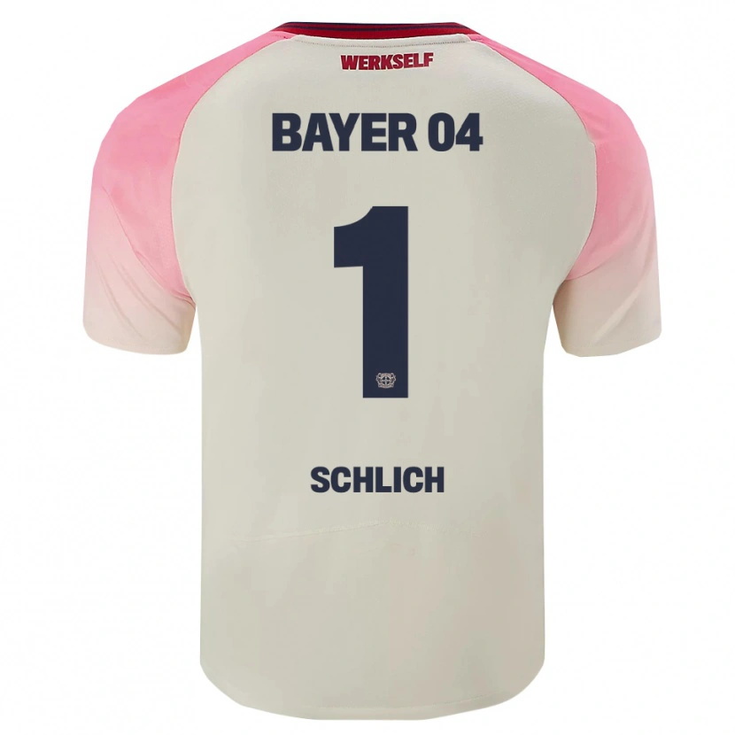Danxen Mujer Camiseta Jesper Schlich #1 Rosa Blanquecino 2ª Equipación 2025/26 La Camisa