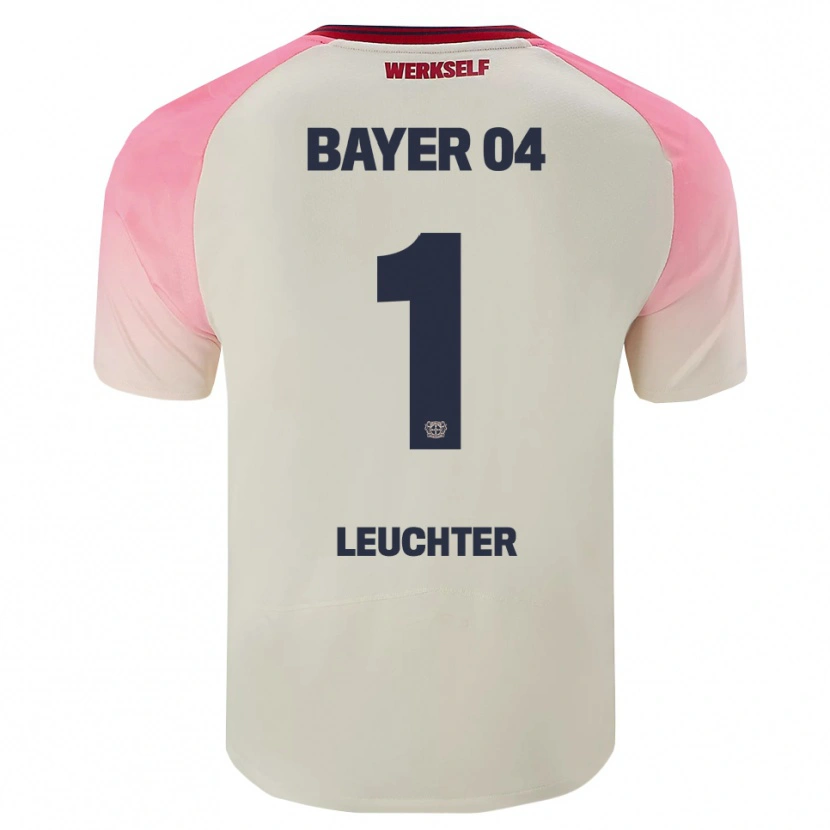 Danxen Mujer Camiseta Julian Leuchter #1 Rosa Blanquecino 2ª Equipación 2025/26 La Camisa