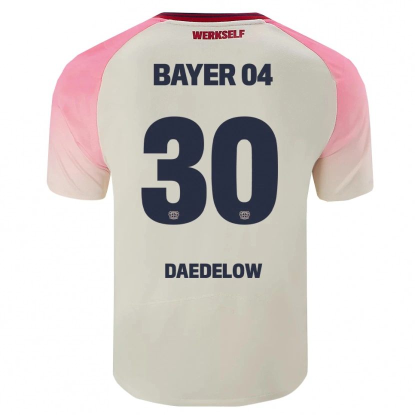 Danxen Mujer Camiseta Ida Daedelow #30 Rosa Blanquecino 2ª Equipación 2025/26 La Camisa