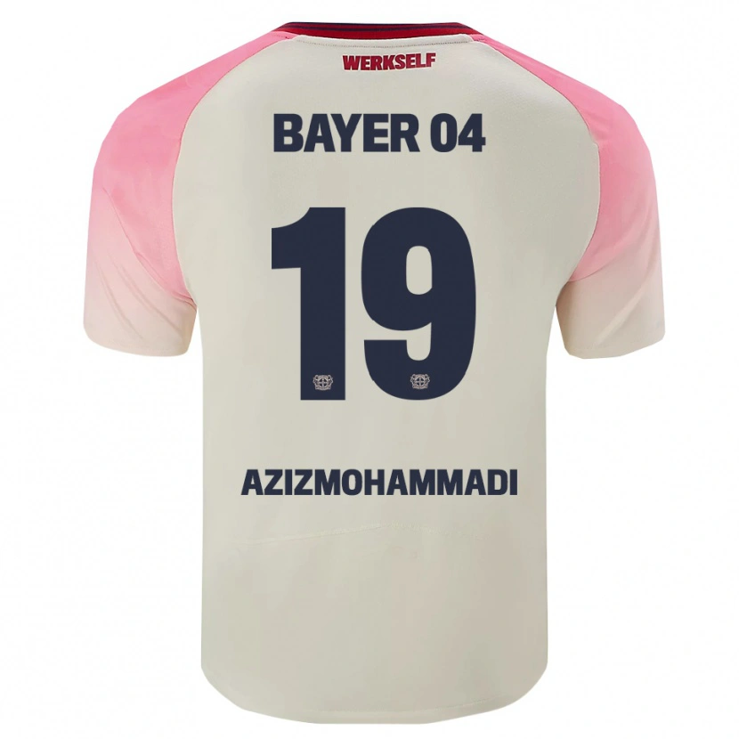 Danxen Mujer Camiseta Mick Azizmohammadi #19 Rosa Blanquecino 2ª Equipación 2025/26 La Camisa