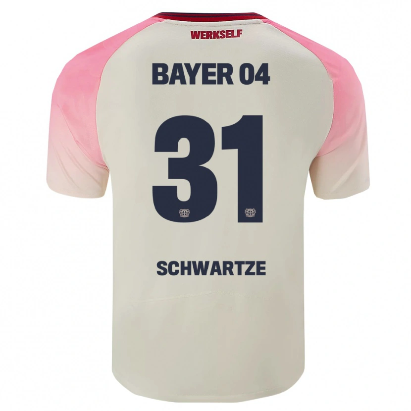 Danxen Mujer Camiseta Paula Schwartze #31 Rosa Blanquecino 2ª Equipación 2025/26 La Camisa