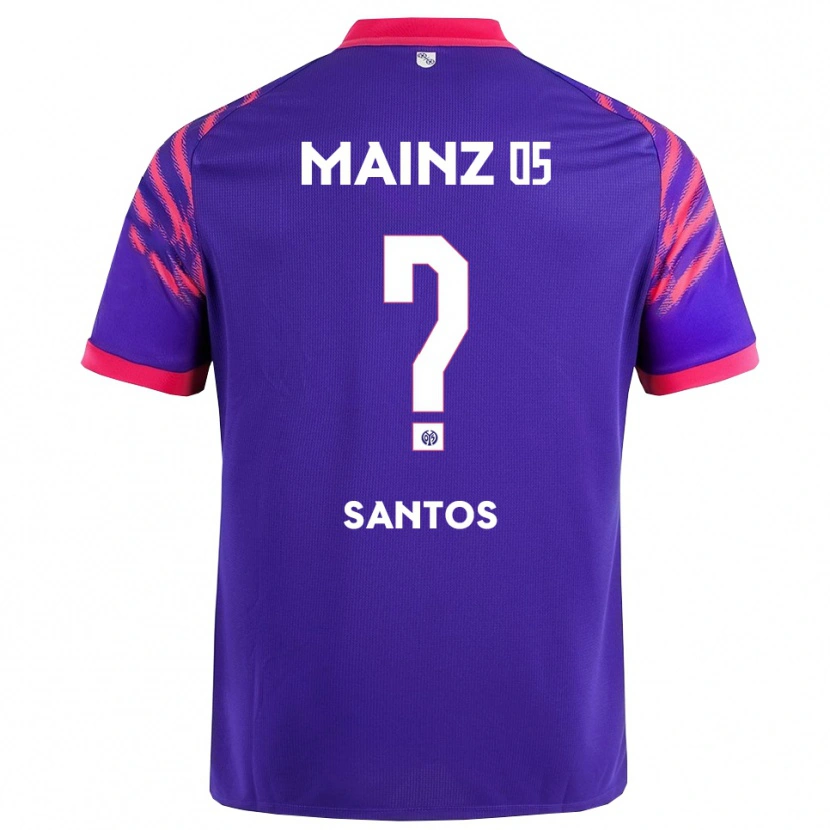 Danxen Mujer Camiseta Fabio Da Silva Santos #0 Marino Rosa 2ª Equipación 2025/26 La Camisa