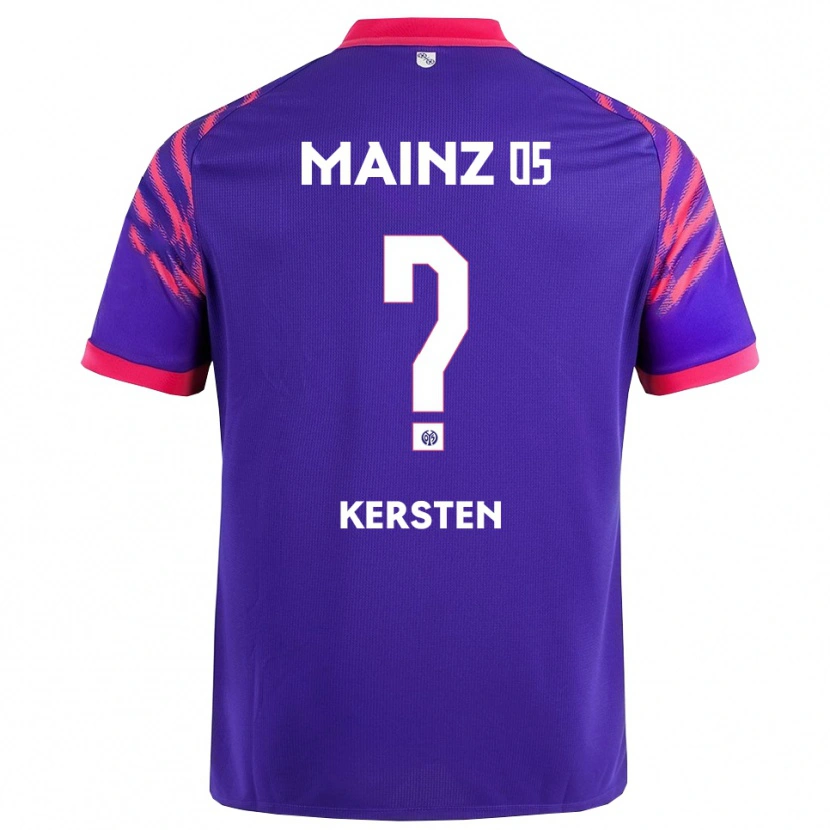 Danxen Mujer Camiseta Alessio Kersten #0 Marino Rosa 2ª Equipación 2025/26 La Camisa