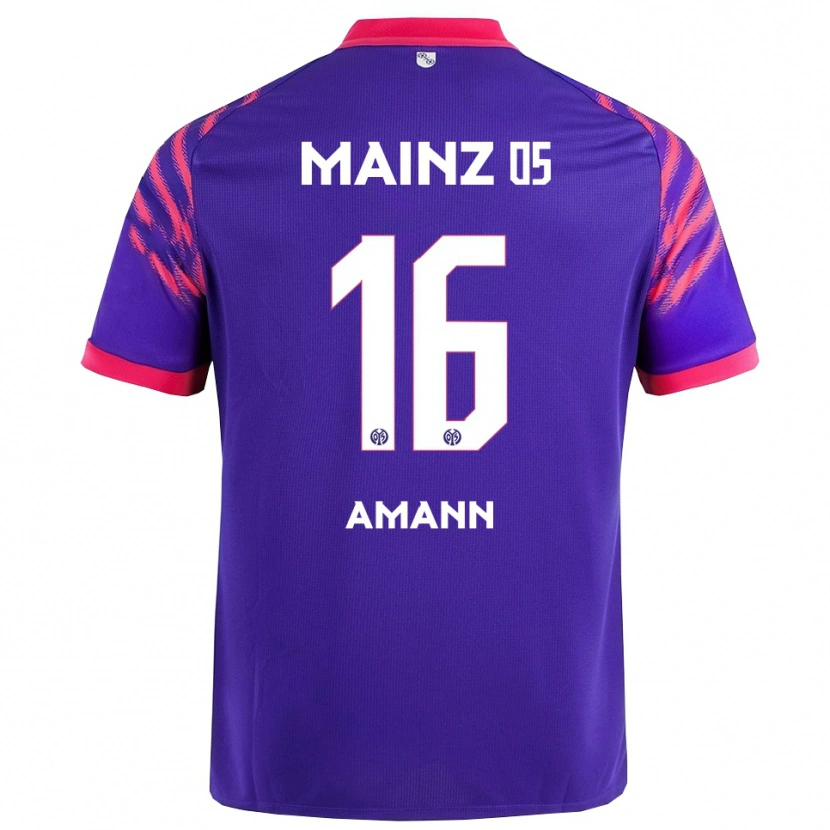 Danxen Mujer Camiseta Jason Amann #16 Marino Rosa 2ª Equipación 2025/26 La Camisa