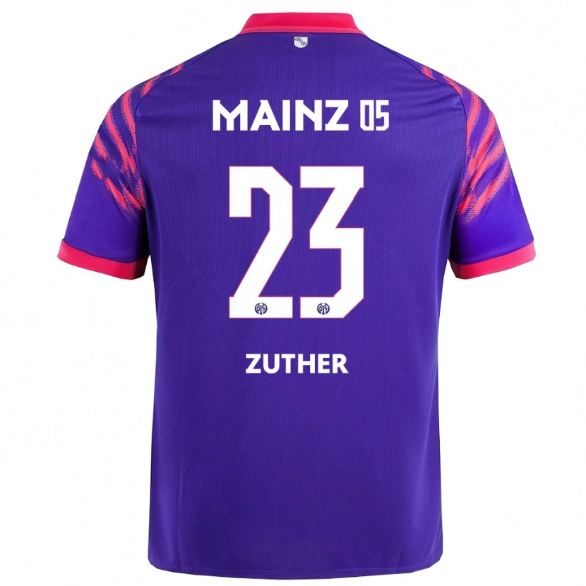 Danxen Mujer Camiseta Pit Zuther #23 Marino Rosa 2ª Equipación 2025/26 La Camisa