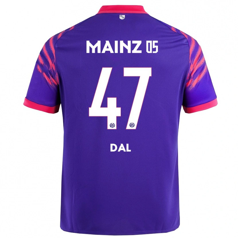 Danxen Mujer Camiseta Maxim Dal #47 Marino Rosa 2ª Equipación 2025/26 La Camisa
