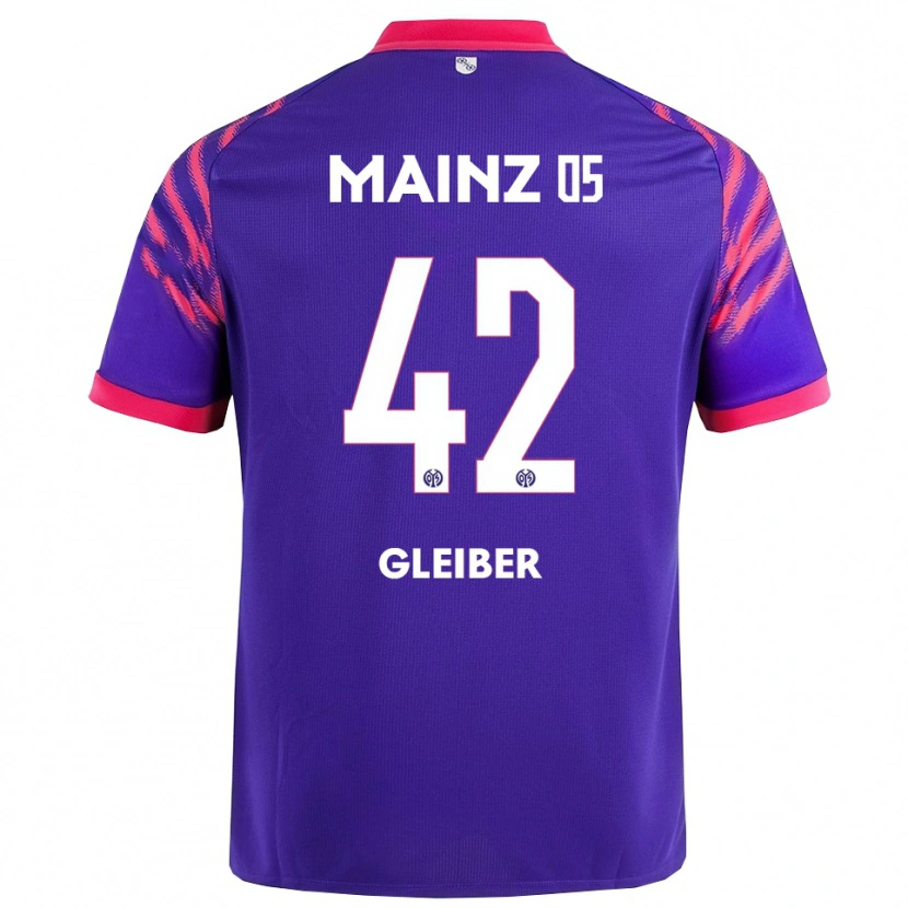 Danxen Mujer Camiseta Daniel Gleiber #42 Marino Rosa 2ª Equipación 2025/26 La Camisa