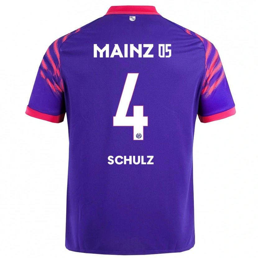Danxen Mujer Camiseta Philipp Schulz #4 Marino Rosa 2ª Equipación 2025/26 La Camisa